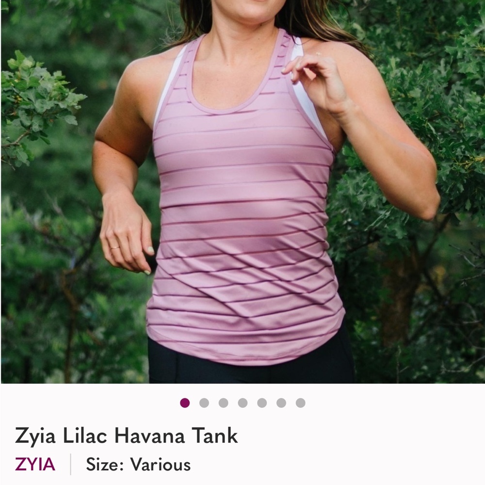 ZYIA Lavender Havana Tank Top